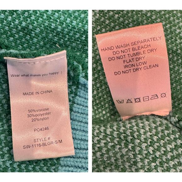 Dressed in Lala Love You Oversize Checkerboard Cardigan Size S/M - Picture 12 of 14